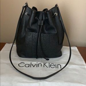 Calvin Klein Sadie Drawstring Bucket Bag